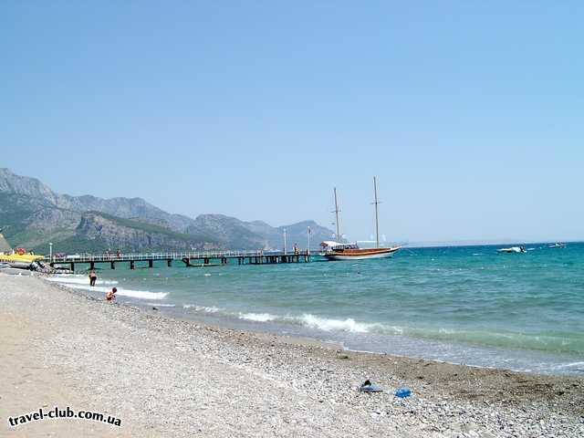  Турция  Кемер  Salima club  Вид на море с пляжа отеля.