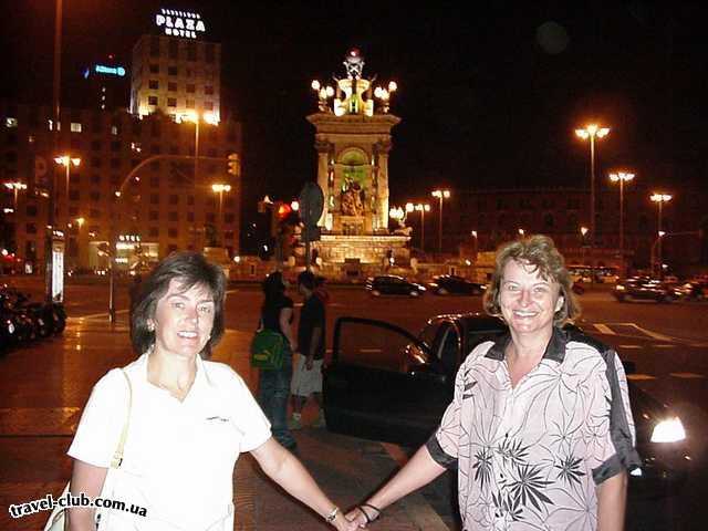  Испания  Площадь Испании ночью