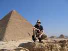 > Египет > Достопримечательности > Пирамиды (Гиза)  Ну как не засветиться на таком фоне