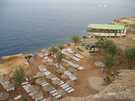  Египет  Шарм Эль Шейх  Dreams beach 5*  Другой пляж отеля и маленький ресторанчик в виде кораб