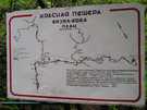  Украина  Крым  Пещера Красная  Карта пещеры "красная" , все вместе более 20 км , экскурси