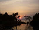 > Таиланд > Паттайя > Sheraton Pattaya resort 5*  Закат над бассейном