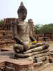 > Таиланд > Аютхайя  Храм Wat Mahathan статуя Буды 