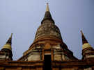  Таиланд  Аютхайя  Храм Wat Yai Chai Mongkol построен  в 1357 году н.э.