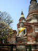 > Таиланд > Аютхайя  Храм Wat Yai Chai Mongkol Буда у подножия храма