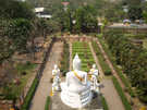  Таиланд  Аютхайя  Храм Wat Yai Chai Mongkol вид сверху... видны тайские детишки на 