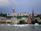> Венгрия > Будапешт > Платанус ***  Вид с набережной Пешта на Дунай и Буду