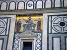  Италия  Флоренция  Мозаика на фронтоне