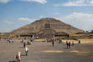  Мексика  Теотиуакан  Теотиуакан, пирамида Солнца.