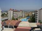  Турция  Алания  Club Hotel Sun Heaven 3*  с балкона - территория