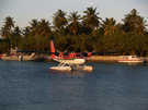  Мальдивские о-ва  атолл Адду остров Ган  Equator Village  Аэро-такси