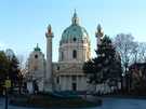  Австрия  Венское барокко. Карлскирхе, арх. Фишер фон Эрлах (отец 