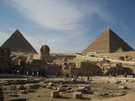 > Египет > Хургада > Le pasha resort 4*  Сфинкс, охраняющий пирамиды