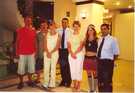  Египет  Хургада  Grand azur (horizon) 4*  Фойе отеля. Менеджеры от Скайвей (в голубых рубашках) Ш