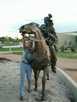 > США > New Mexico > Альбукерк  Альбукерк, Old Town, скульптуры около New Mexico Musum of Natural History & 