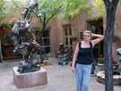  США  New Mexico  Альбукерк  И тоже куча бронзовых скульптур на улице...
