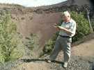 > США > New Mexico  Национальный парк El Malpais. Кратер Bandera Volcano