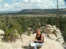 > США > New Mexico  Национальный парк El Morro - вил с вершины хребта