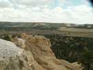 > США > New Mexico  Национальный парк El Morro - вид с вершины хребта