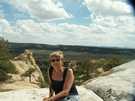 > США > New Mexico  Национальный парк El Morro - вид с вершины хребта
