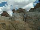 > США > New Mexico  Национальный парк El Morro - начинаем спуск с вершины