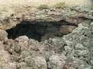 > США > New Mexico  Национальный парк El Malpais, El Calderon Area - пещеры в лаве.