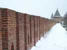 Россия  Смоленск  А это мы на стену залезли... зима, скользко... холодно, но 