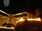  США  Лас-Вегас  Hotel the Mirage  ночной вид на отель Мираж