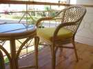 > Египет > Хургада > Desert rose 5*  Столик и два прекрасных стула на каждом балконе.