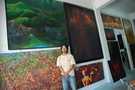  Таиланд  Паттайя  Тайский художник, его произведения и он сам,напомнили �