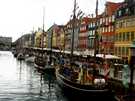  Дания, Копенгаген  Самое яркое место грустного города. Нью Хавн.