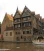  Бельгия  Брюгге  Деревянные фасады домов