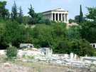  Греция  Халкидики  Poseidon 4* ( Sitonia )  Афины, вид с Агоры на храм Гефеста