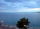 > Хорватия > макарская ривьера, курорт башка вода  вид на море с балкона на вилле никич