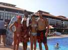  Турция  Сиде  Nena club  Мы с аниматорами на главном бассейне