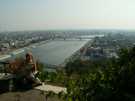 > Венгрия > Будапешт > Rege  Будапешт. Вид на мост Свободы и гостиницу Геллерт с гор