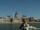> Венгрия > Будапешт > Rege  Будапешт. Вид на Парламент с борта речного кораблика.