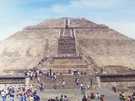 > Мексика  Теотиуакан, пирамида Солнца