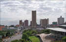 > Африка  Durban Central. View from Hilton Hotel.