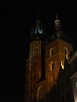  Польша  Краков  Собор Девы Марии ночью