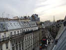  Франция  Париж  Вид на Париж из окна гостиницы