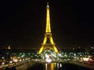 > Франция > Париж  Эйфилева башня воздвигнута на Марсовом поле напротив 