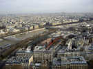 > Франция > Париж  Вид с Эйфелевой башни на центр Парижа