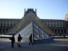  Франция  Париж  Пирамиды Лувра