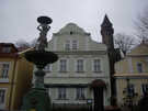 > Чехия > Прага  Центральная площядь Стромберка вид на фонтан и крепос