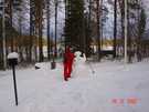  Финляндия  Ювяскуля  Игры на свежем новогоднем воздухе