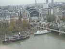 > Англия > Лондон  Views from London Eye<br />
Charling Cross Station
