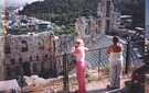  Греция  У подножия Акрополя... там, внизу, древний театр.